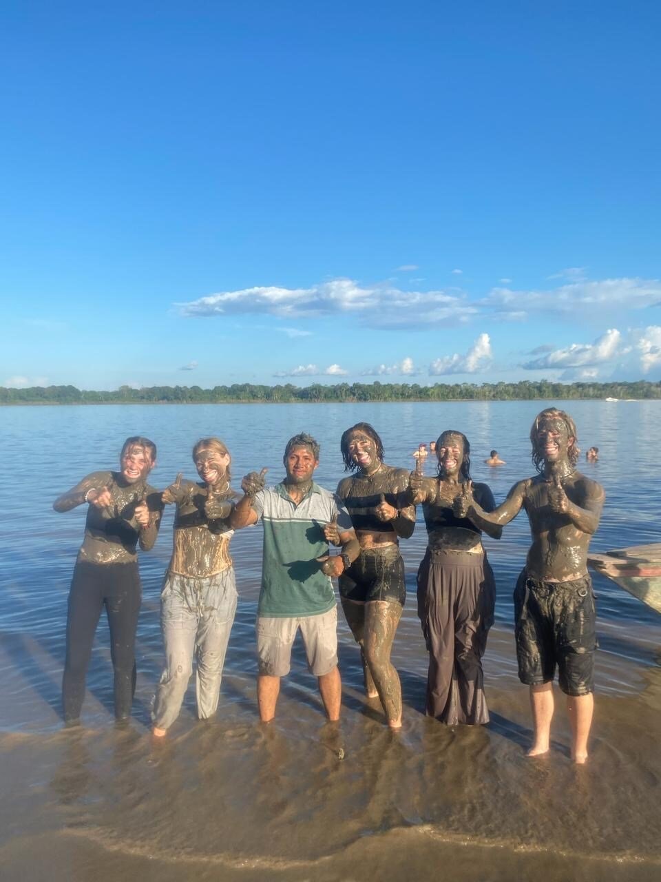 Mud Bath in Amazon Rainforest