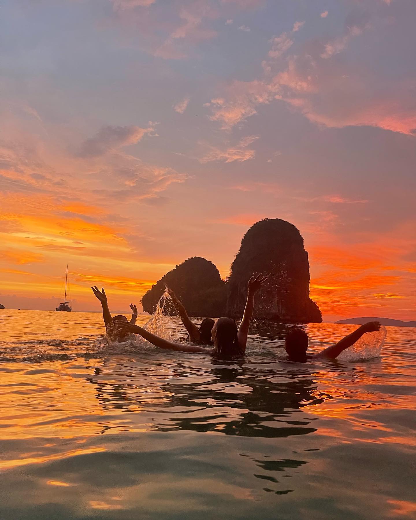 @camryroper phi phi island sunset