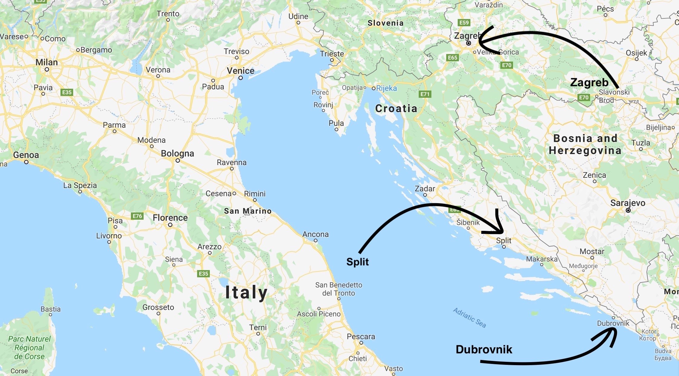 ILP Croatia - Dalmation Coast