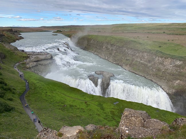 Gullfoss waterfall