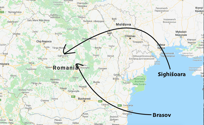 ILP Romania - Map 
