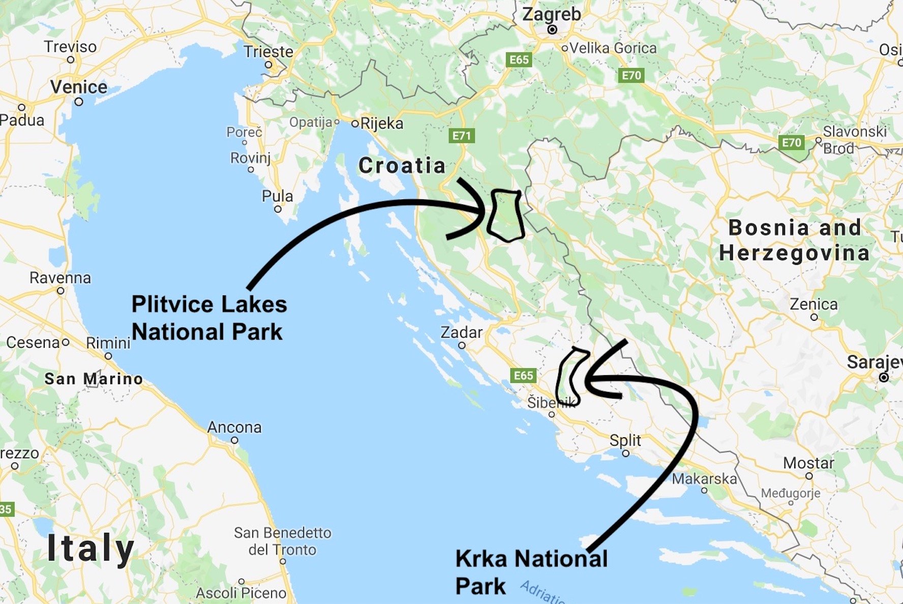 ILP Europe - Croatia National Parks