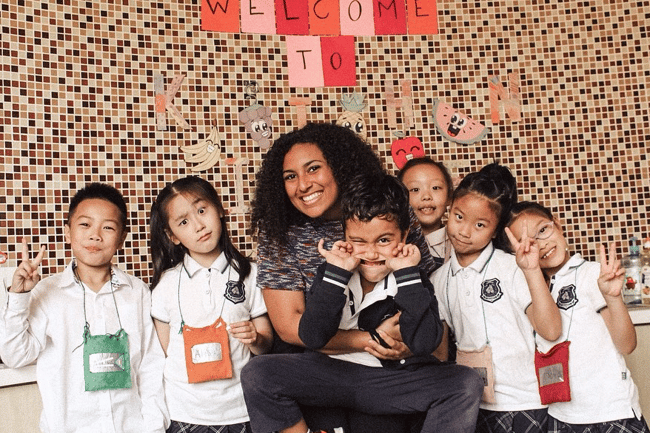 Teaching kids English abroad 