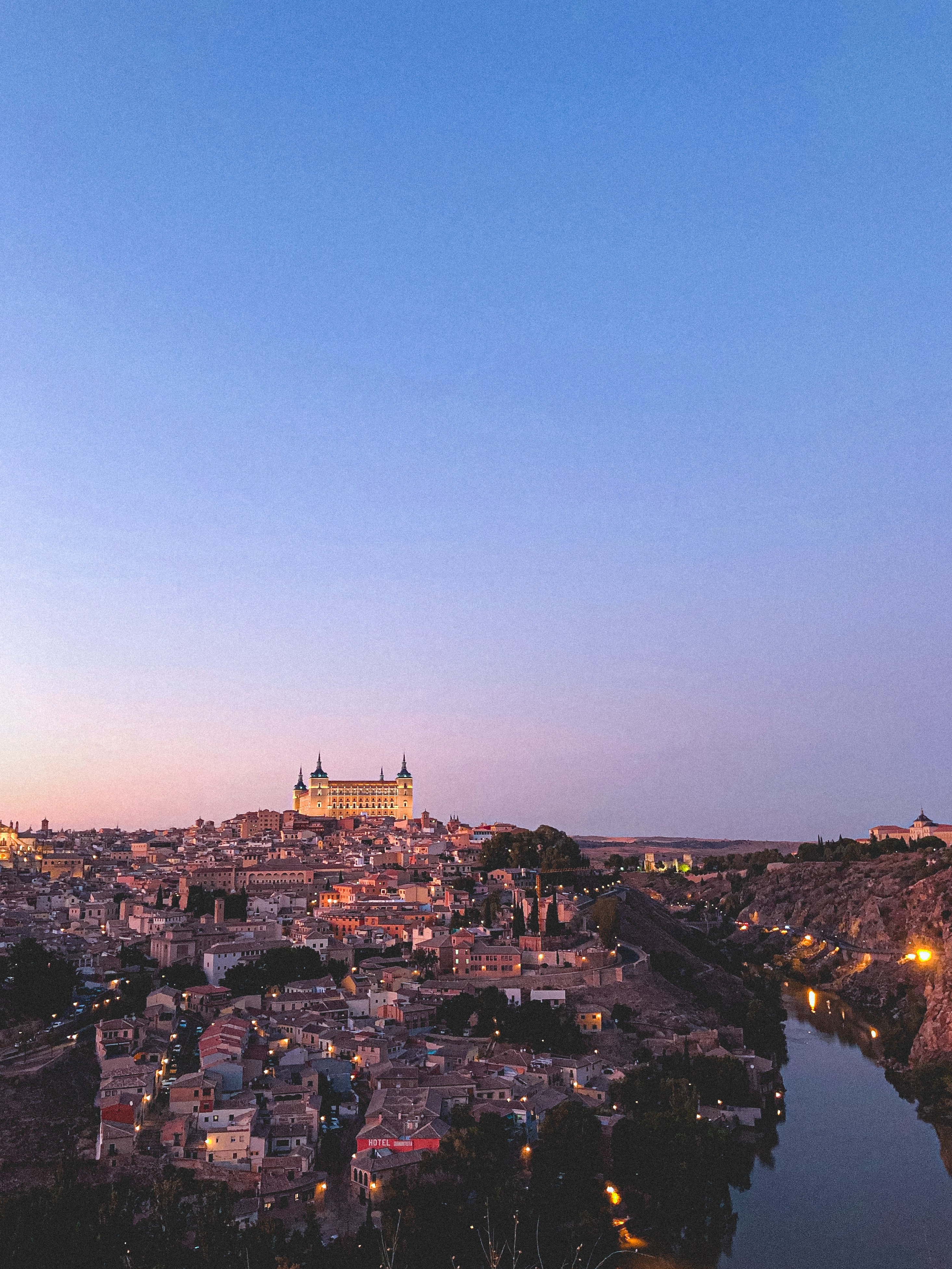 Toledo Spain at night 